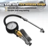 220PSI Car Motorcycle Multifunctional Tire Air Pressure Monitoring Gauge Tester Air Compressor Dial Meter Inflator Pump Tools 1