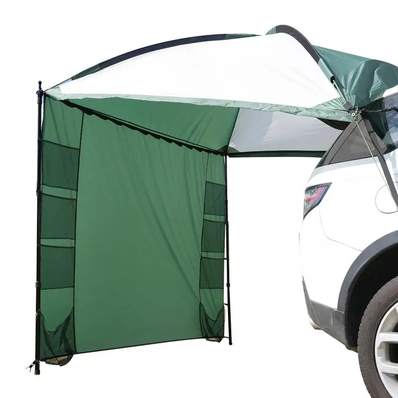 

Multipurpose Car Awning Large Space Sun Protection Rainproof Car Tent Detachable SUV Tailgate Rear Canopy For Camping Traveling