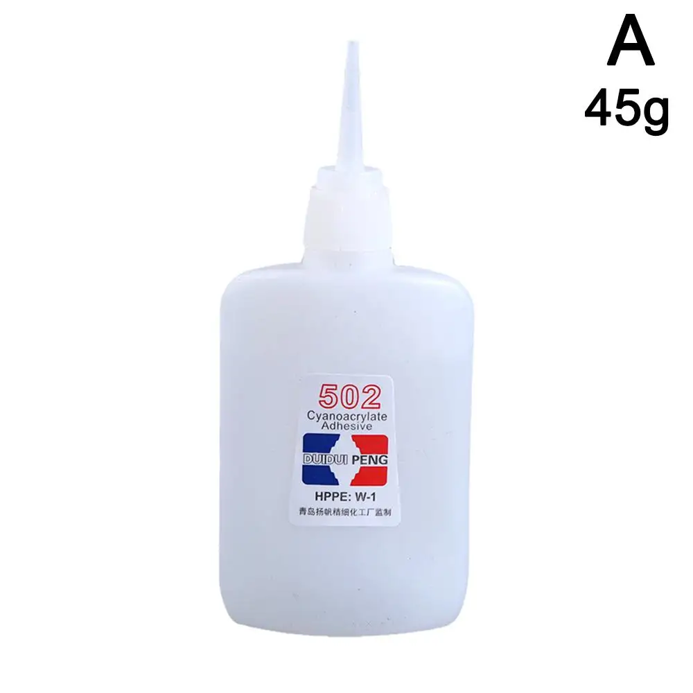 28/45g 502 Super Glue Instant Quick Dry Cyanoacrylate Office Bond Adhesive Leather Glue Quick Fast Metal Supplies Strong Ru Z8x6