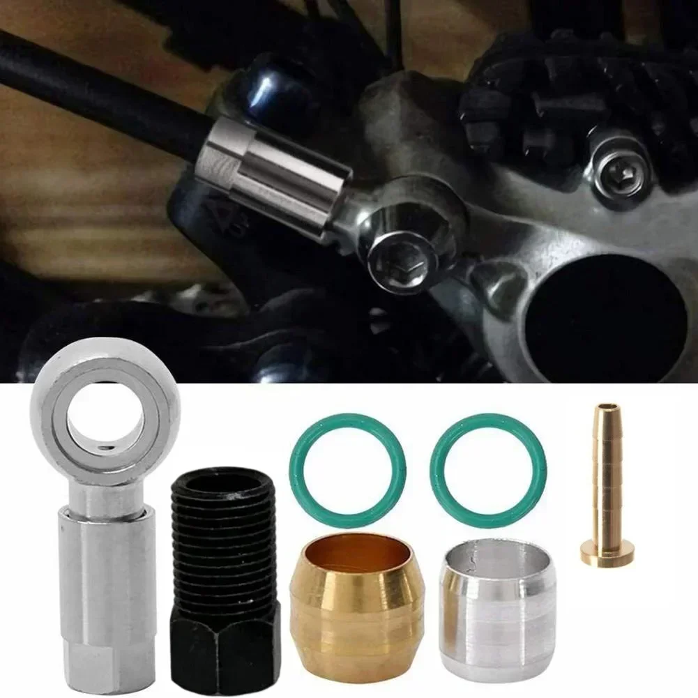 Sports Brake CABLE Connect Disc END Shimano Hose Hydraulic Insert SET BANJO MTB brake banjo shimano brake mountain bicycle disc brake bicycle disc brake mountain bike disc brake