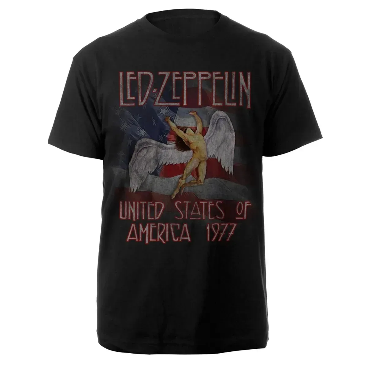 Led Zeppelin Rock Band T-Shirt 100% Baumwolle Album-Print Unisex 2026 Neue Frühling Sommer Hip Hop Y2K Mode Top T-Shirts – Detail 4