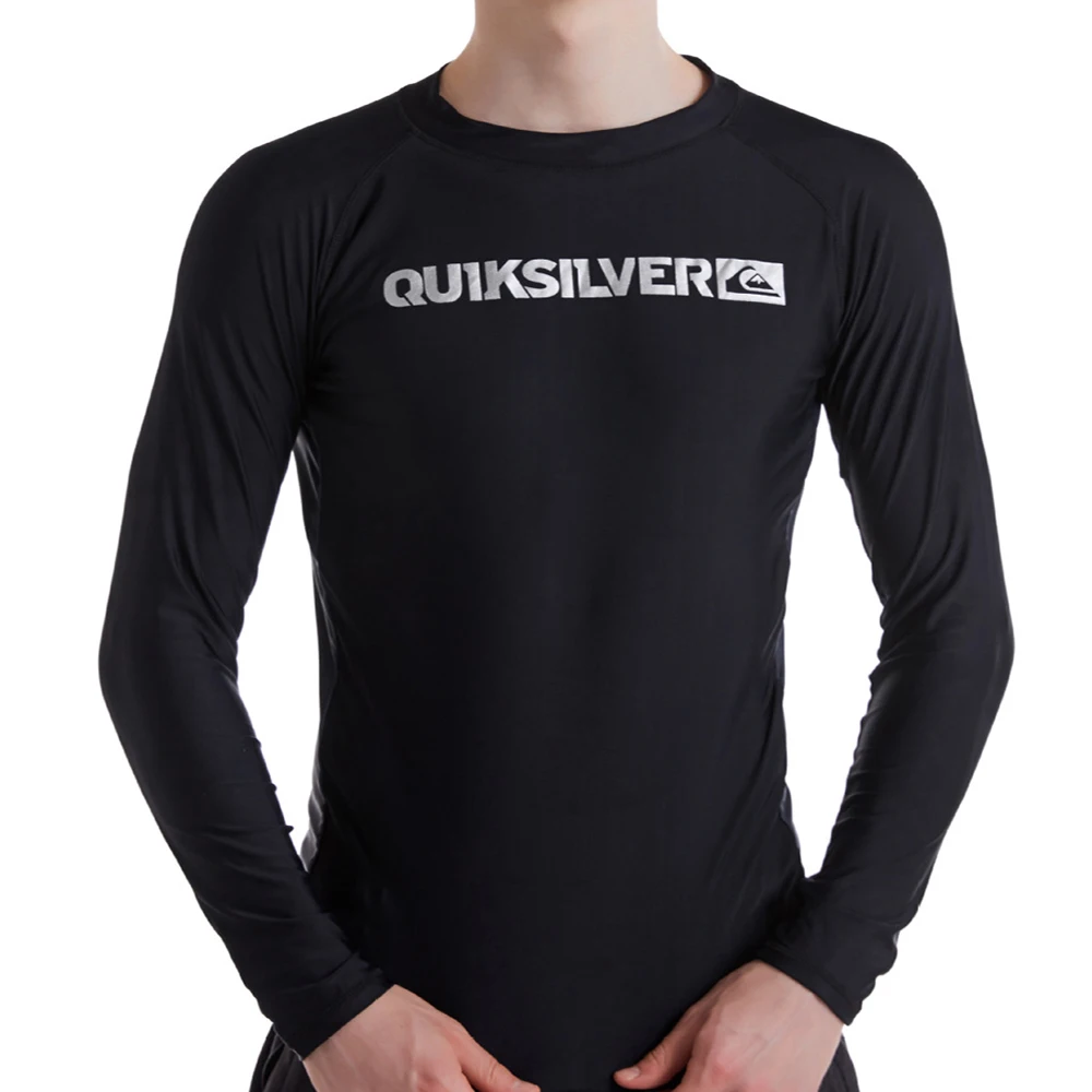 2022 Men's Swimming T Shirts Fashion Swimwear Beach Quick Dry UV ...