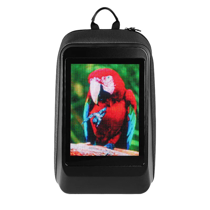 

Backpack Men LED Display Hard Shell Multifunction Laptop Backpack DIY Business Smart Backpack School Backpack Multimedia Bag New