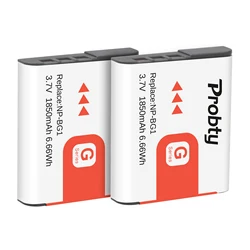 High-Performance Rechargeable Battery or Charger for Sony Cameras (2 Pcs Battery)
