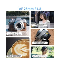 SG Image Auto Focus APS-C 25mm F1.8 AF Camera Lens with Lens Hood for Fuji X Sony E Nikon Z XE5 XM5 XT50 A6600 A6400 A5100 Z6 Z7 - Image 3
