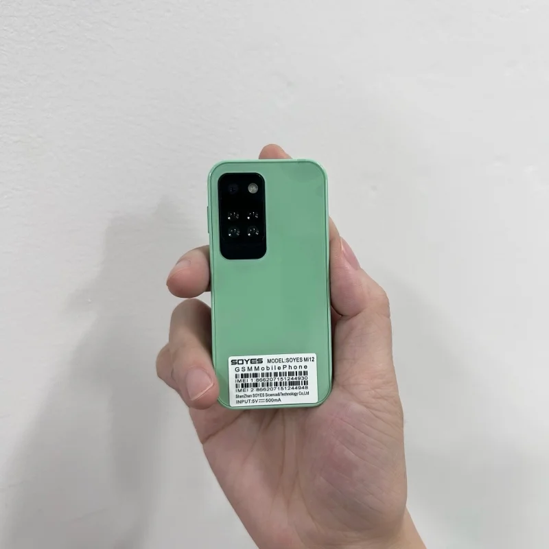 SOYES Mi12 Mini Smartphone 2,5 pulgadas MTK 1GB RAM 8GB ROM 5MP Cámara Tarjeta SIM Dual WCDMA 3G Mp4 Bluetooth WIFI Android teléfono móvil