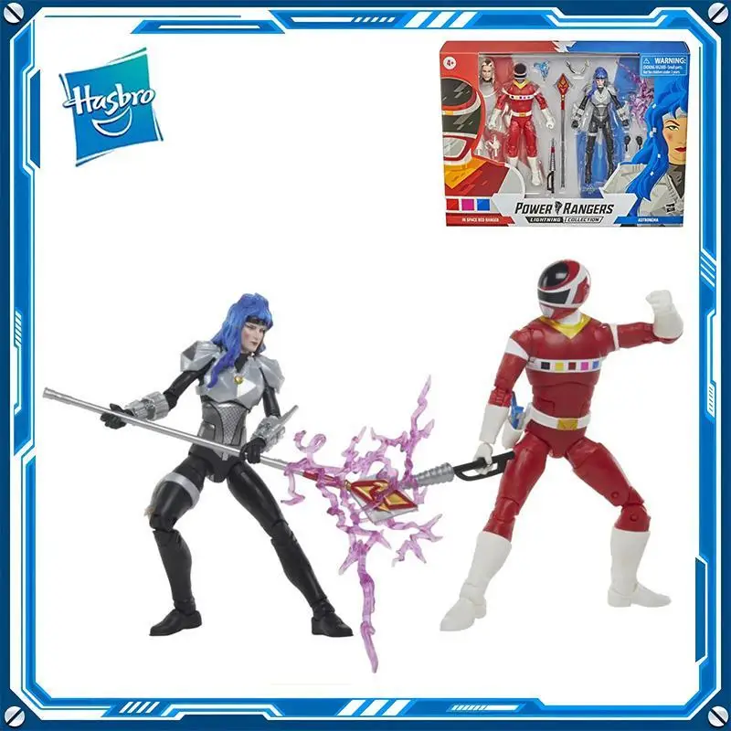 

In Stock Hasbro Power Rangers IN SPACE RED RANGER ASTRONEMA PVC Anime Figure Action Figures Model Toys