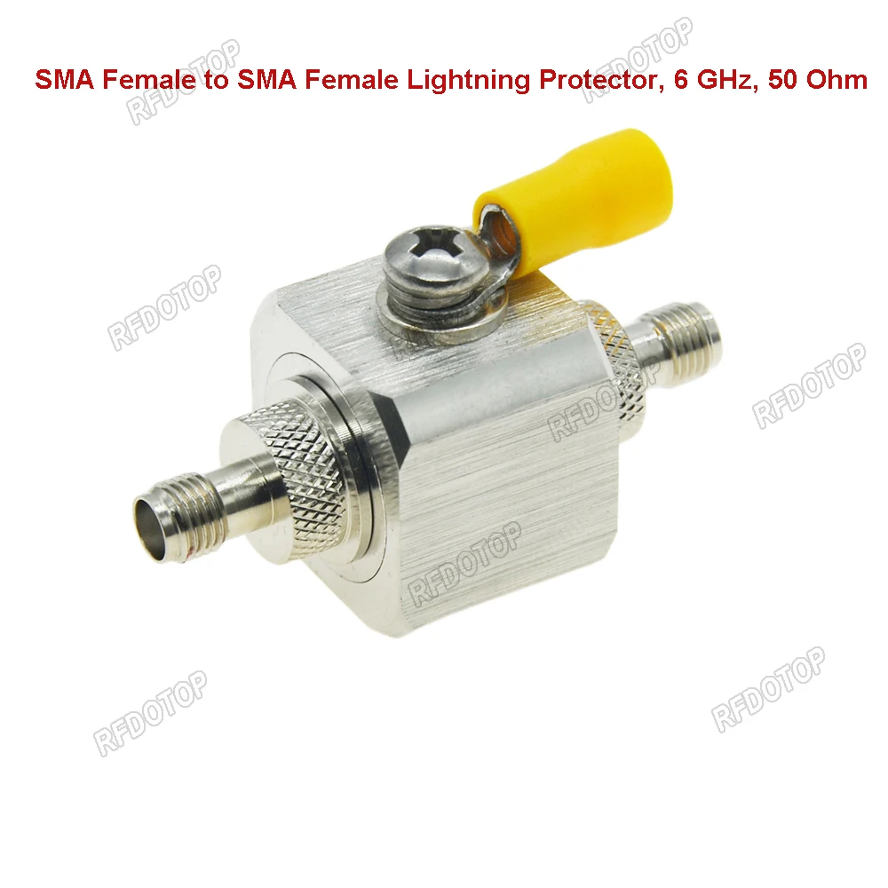 Parafulmine Coassiale Tipo Sma Sma Femmina A Sma Femmina 6Ghz 50 Ohm Parafulmine Con Scaricatore Di Sovratensione Tubo Gas 90V