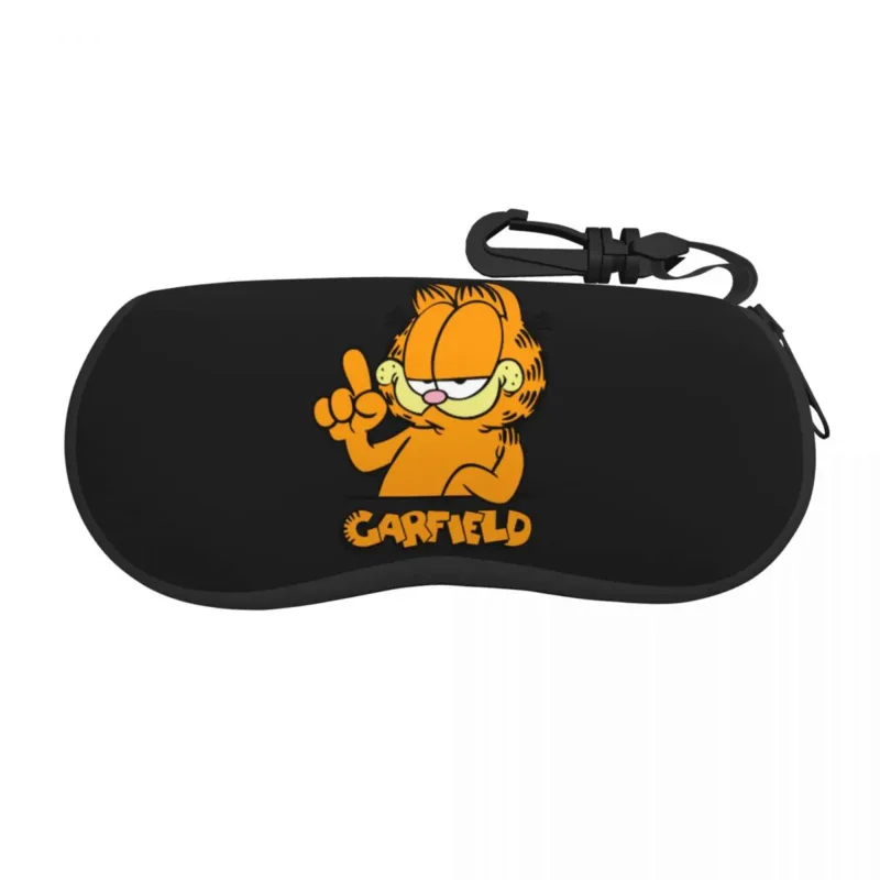 

Custom Garfields Funny Shell Glasses Case Unisex Travel Funny Cat Eyeglasses Case Sunglasses Protector Box