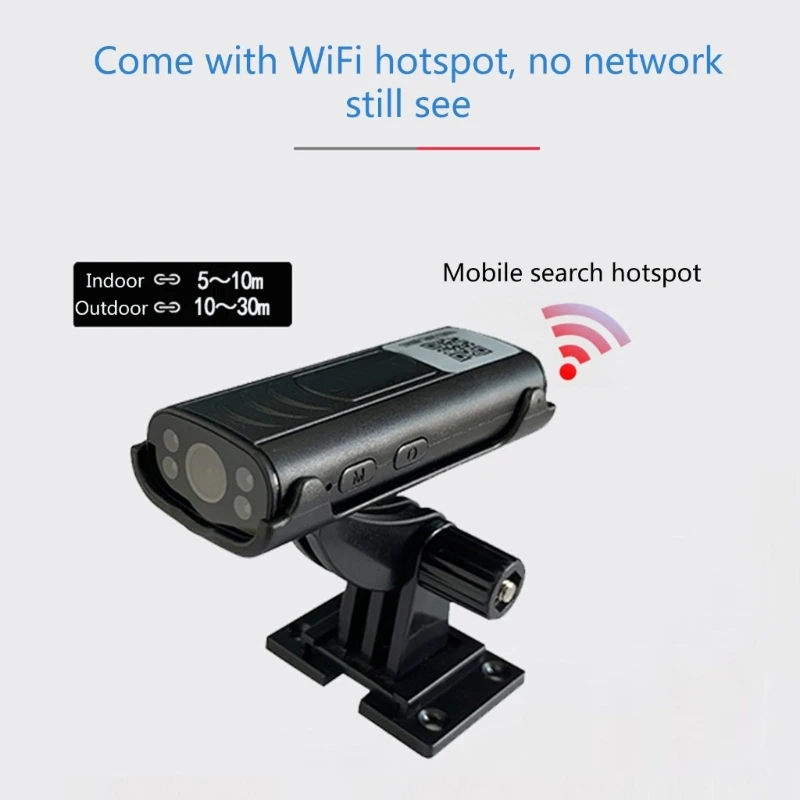 Wireless Rear View Camera Waterproof High-Definition Night-Vision Car Reverse Hitch- Guide Camera with Mount Voice Alarm