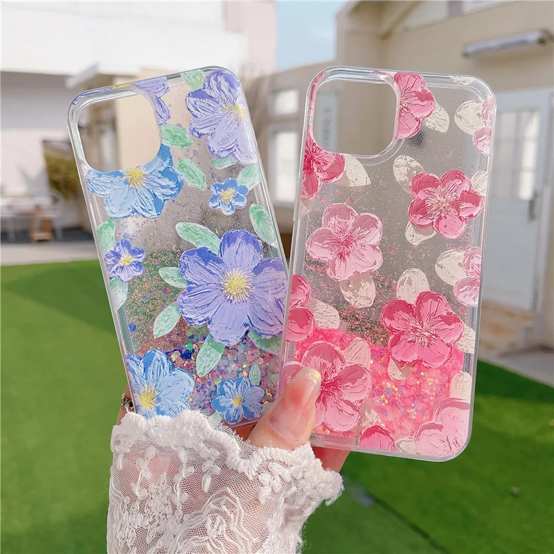 

Luminous Quicksand Dynamic TPU Soft Case Flower For VIVO S16 S15 S12 V23 S10 S9 V20 S7 S6 S5 X90 X80 X70 X60 X50 X30 X27 Pro