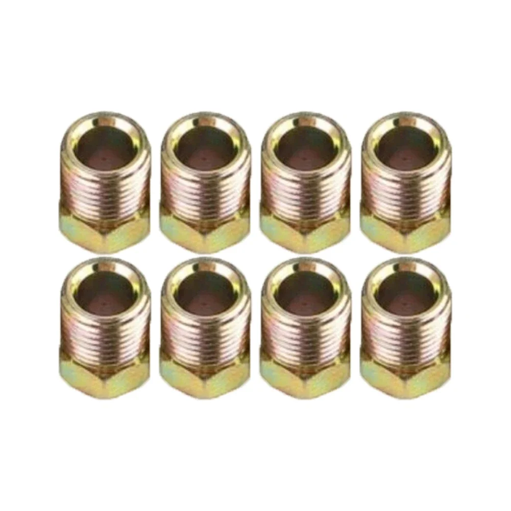 

Brake System Brake Tube Connector Connector Head As Picture Shown Brake Tube Connector Golden Inch Made Of Steel