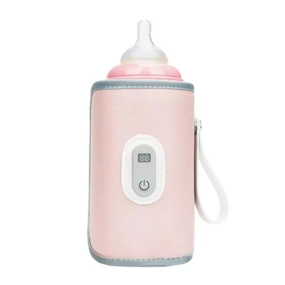 Digital Baby Bottle Warmer 5 Levels LED Display Milk Bottle Insulation Cover Type-C Heating Bottle Thermal Heater Newborn