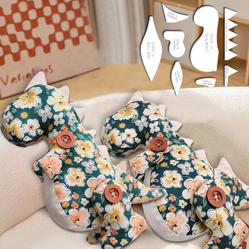 Sewing Template YOMDID 8pcs Dinosaur Making Stencils Quilted Acrylic Templates DIY Sewing Accessories Handmade Decorative Dinosaur Stencil