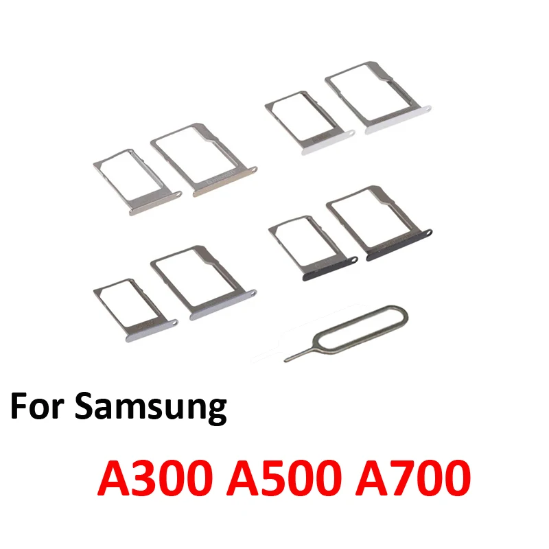

Для Samsung Galaxy A3 A5 A7 2015 оригинальный корпус для телефона Новая SIM-карта Micro SD Держатель для карт A300 A500 A700 черный белый