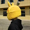 Pokemon Pikachu Stitch Helmet Cover Suitable For Motorbike Full Face Helmet Modular Helmet Plush Protective Cover Decoration 2