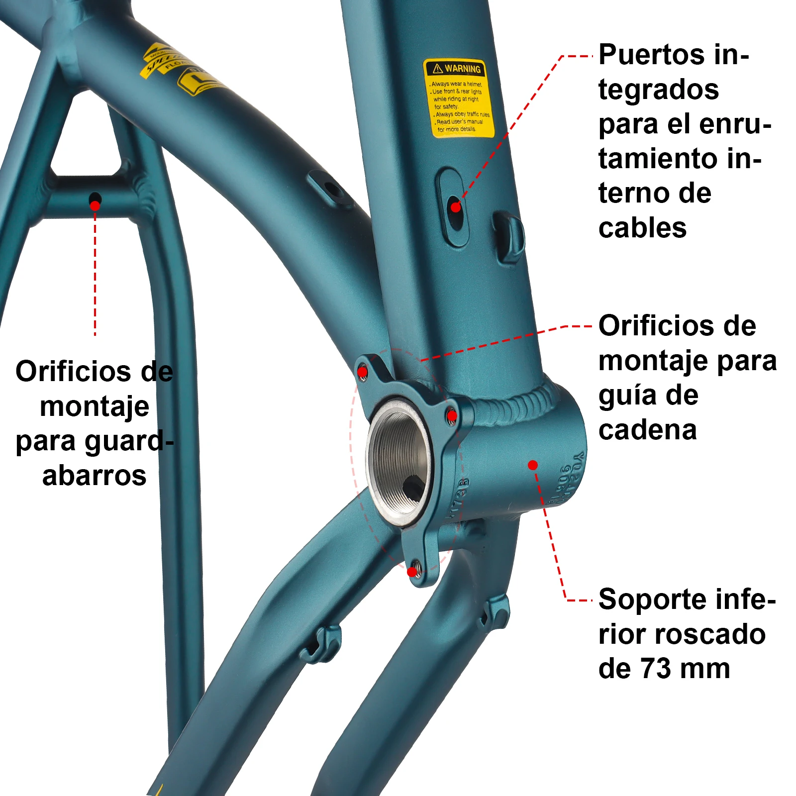 SPEEDONE Cuadro de Bicicleta 29 Boost 148mm Aluminio Cuadro MTB 29