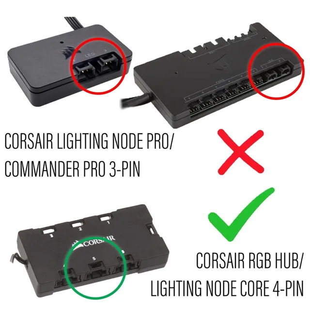 Corsair RGB Fan Hub Splitter Adapter 