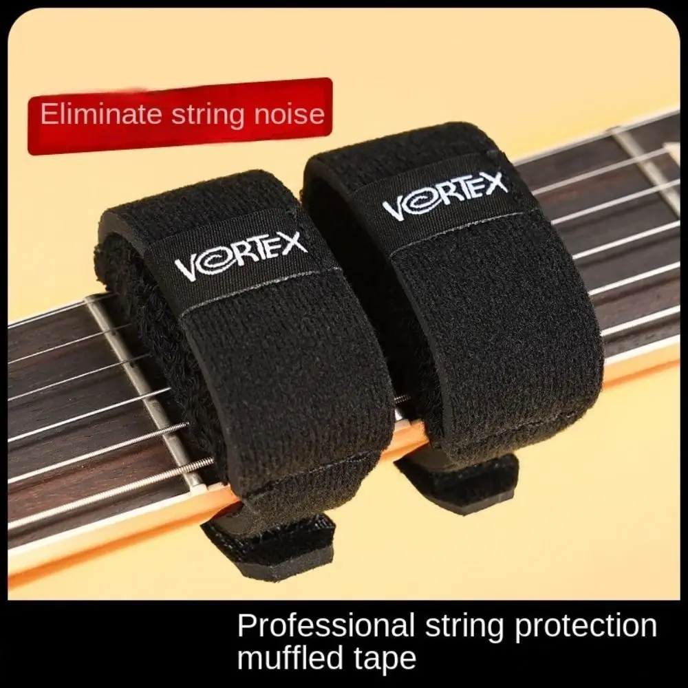 

Noise Damper Guitar Beam Tape Adjustable Silent Guitar Fret Strings Mute Guitar Strap Wrap Electric Guitar Mute Tape