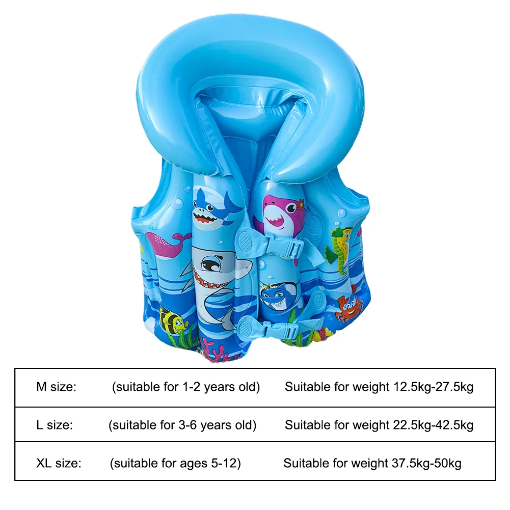 PVC Drifting Safety Vest Lightweight Inflatable Buoyancy Survival Suit Portable Safe Adjustable Webbing for Swimming Sea Fishing