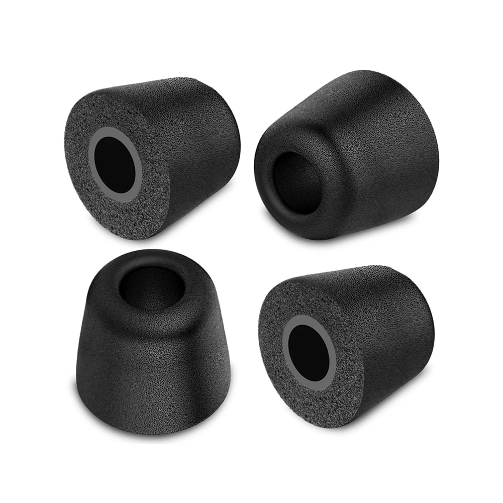 S/M/L KZ Noise Isolating Comfortable Memory Foam Ear Tips Silicone Earmuffs For In Earphone Headphones Accessories