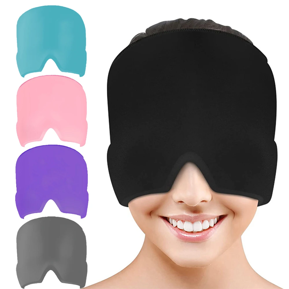 Gel Hot Cold Therapy Headache Migraine Relief Cap Ice Cap For Relieve