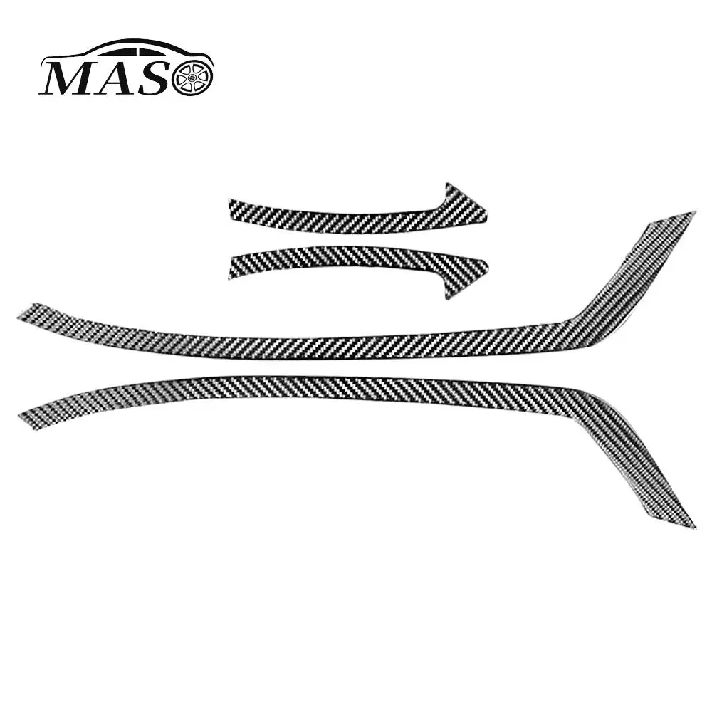 

4 шт., наклейки для передних фар Nissan X-Trail T32/Rogue 2014 2015 2016 2017 2018 2019