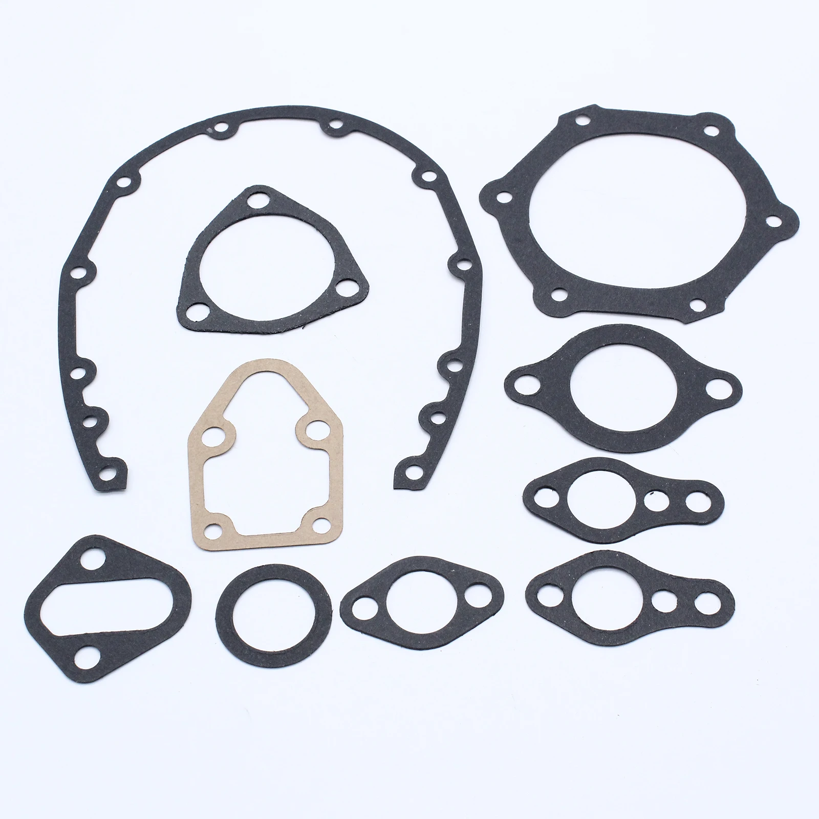 Engine Gasket Set Engine Gasket Kit Replacement Gasket Set Car Wire Harness Clip Vehicle Engine Complete Overhaul Gaskets Set for Chevrolet SBC 283 307 327 350 V8 1957-1979