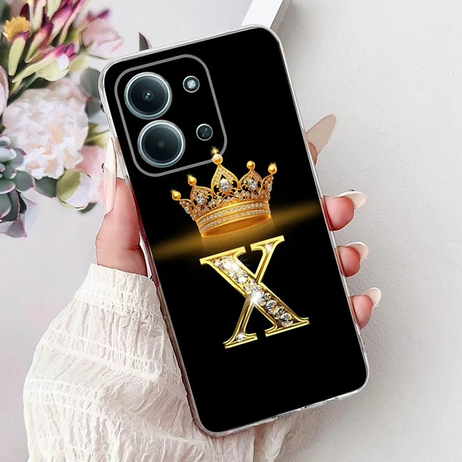 Luxury Letter Design Slim Phone Case - Soft Back Cover Coque