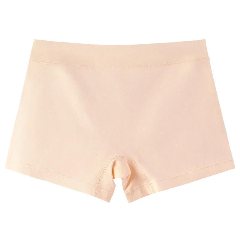 Comfortable Cotton Women's Safety Pants Breathable Spring Summer Underwear Anti-Exposure White Boxer Shorts Base Layer