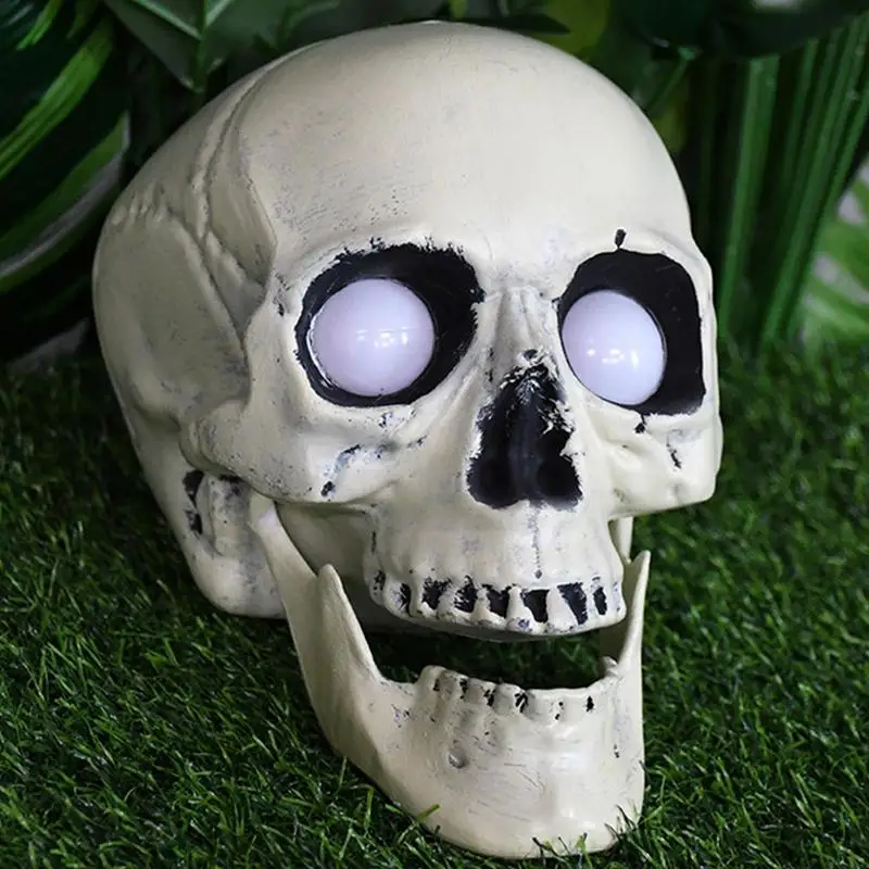 Light Up Skeleton Hands Solar Pathway Lights Solar Halloween Skeleton Arms Stakes Sound Effect Garden Stake Lights Halloween 4