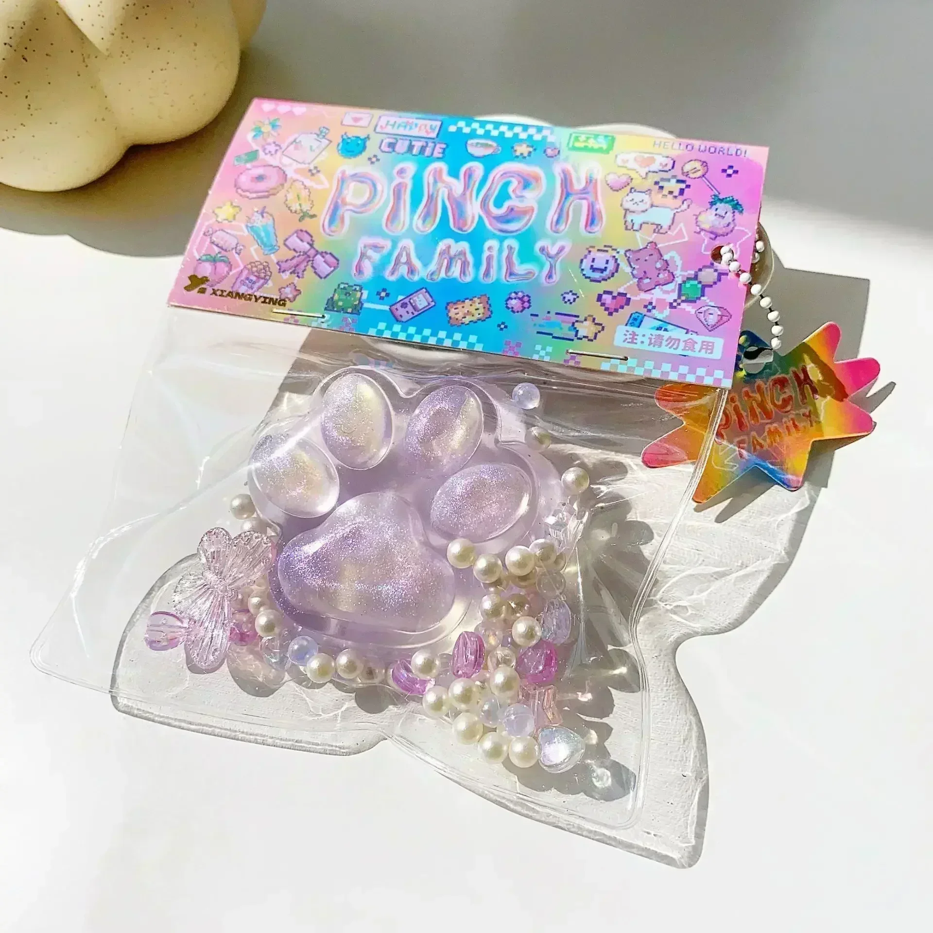 NEW! Cat Paw Decompression Toys Kawaii Cartoon Antistress Squishy Stress Relief Slow Rising Toys For Adult Kids Stretch Toys 4