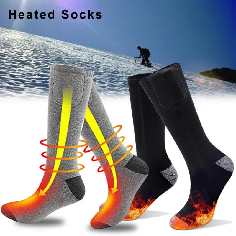 

Electric Heated Socks Winter Warm Thermal Rechargeable Electric Socks With Temperature Control 2200mAh Battery-Powered For