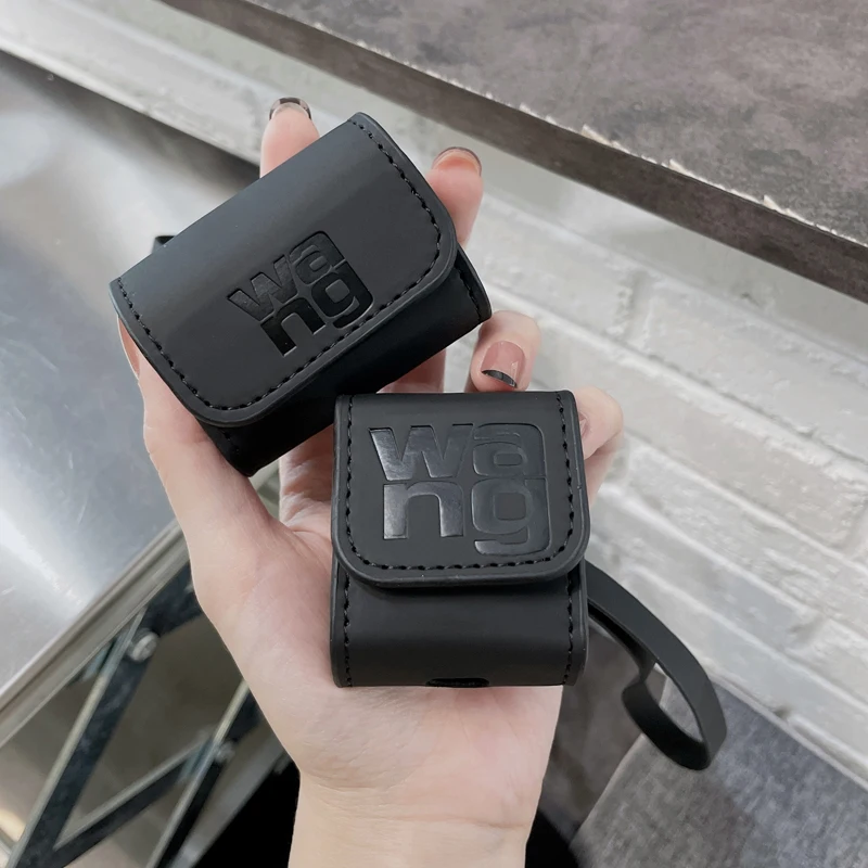 Custodia In Pelle Alwxander Per Apple Airpods 2 3 Generation 2021 Cover Per Airpods Pro Case Auricolare Protettivo Per Airpod 2Nd 3Rd