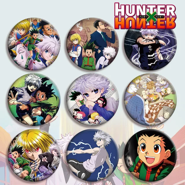 HEQU Hunter X Hunter Badge Brooch, Anime Hunter X Hunter Cartoon