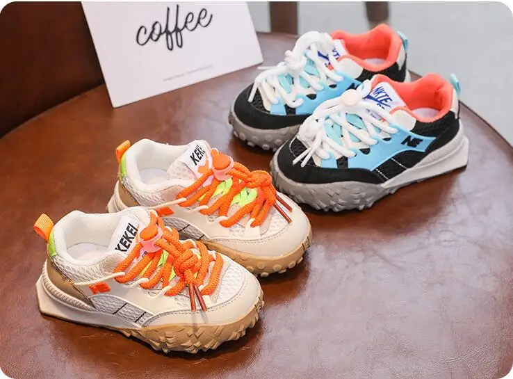 

Boys Sneakers For Kids Shoes Baby Girls Toddler Shoes Fashion Casual Lightweight Breathable Soft Sport Running Children's Shoes