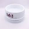 Pet Dog Feeding Food Bowls Puppy Lovely Print White Dog Feeder Dish Bowel Cat Bowl Deep Bowl with Large Capacity 5