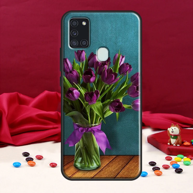 Spring Tulips Flower Case For Samsung Galaxy A34 A54 A14 A12 A22