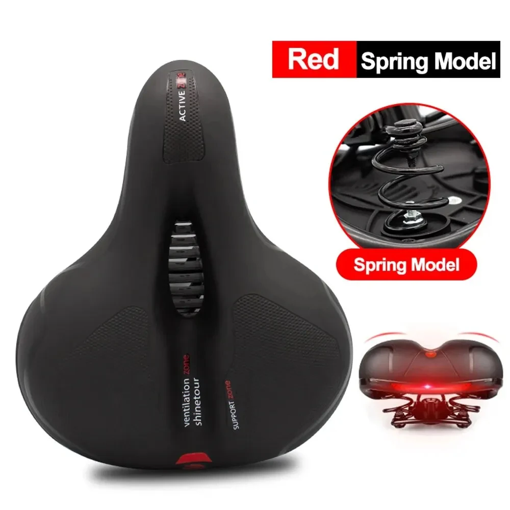 

Hollow Breathable Bicycle Saddle Men Women MTB Road Bike Saddle Shock Absorbing Comfortable Big Butt Bike Seat