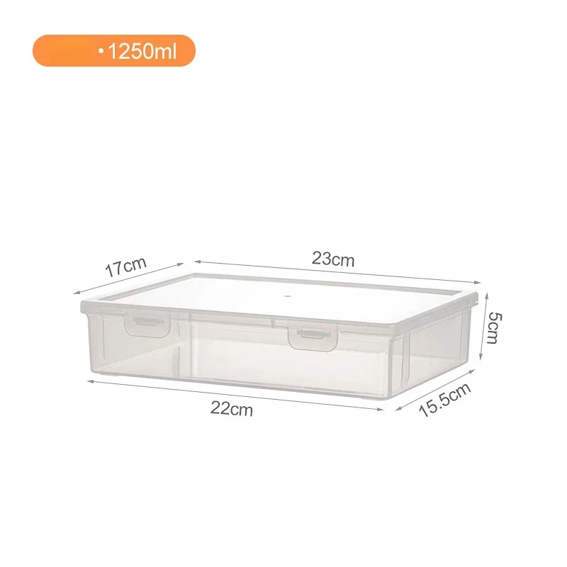 Desktop Office Test Paper Storage Certificate Storage Box Transparent Data Sorting File Box Book A4 Document