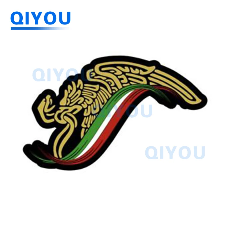 Lot De 11 Autocollants Drapeau Du Mexique - Taille Variées - Pour Voiture, Moto, Casque - Résistant Aux Intempéries - 9