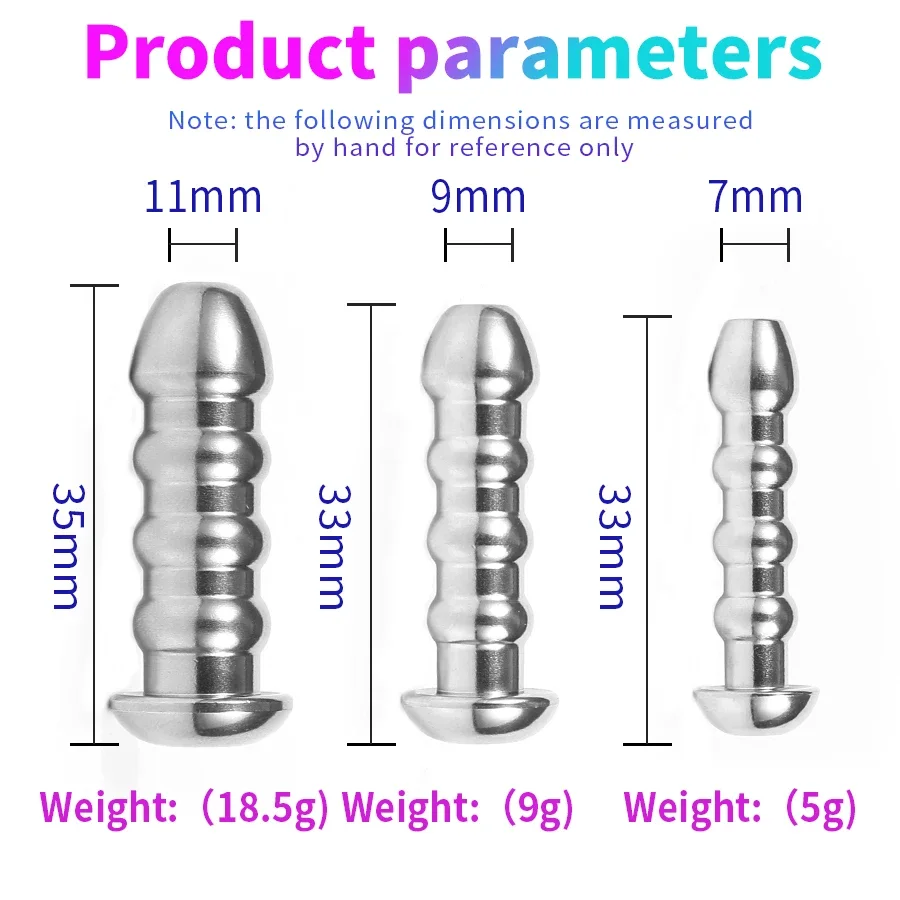 Penis Sex Toys Stainless Steel Urethral Sound Dilator Male Penis Urinary Plug