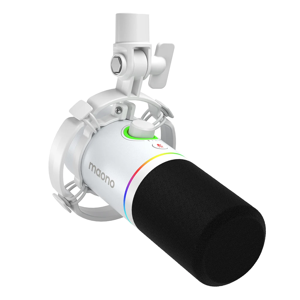 MaonoPD200XRGBGamingMicrophoneDynamicMicrophoneUSBXLRDualMode