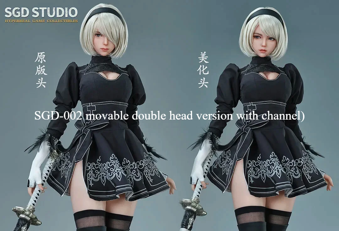 SGD Studio 1/3 バトルガール 002 2B　未開封　可動フィギュア SGD STUDIO 1/3 バトルガール 可動フィギュア （美顔版） - メルカリ