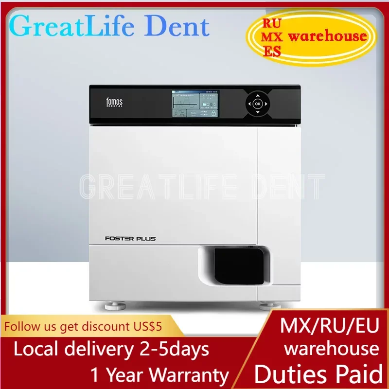 Greatlife Dent Classe B Foster Plus 22L Sterilizzatore A Vapore Per Autoclave Chirurgica Dentale Armadio Disinfettante