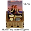 Titanic Movie My Heart Will Go On Music Box Golden Mechanical Wooden Love Musical Box Romantic Wife Girlfriend Birthday Presents 5