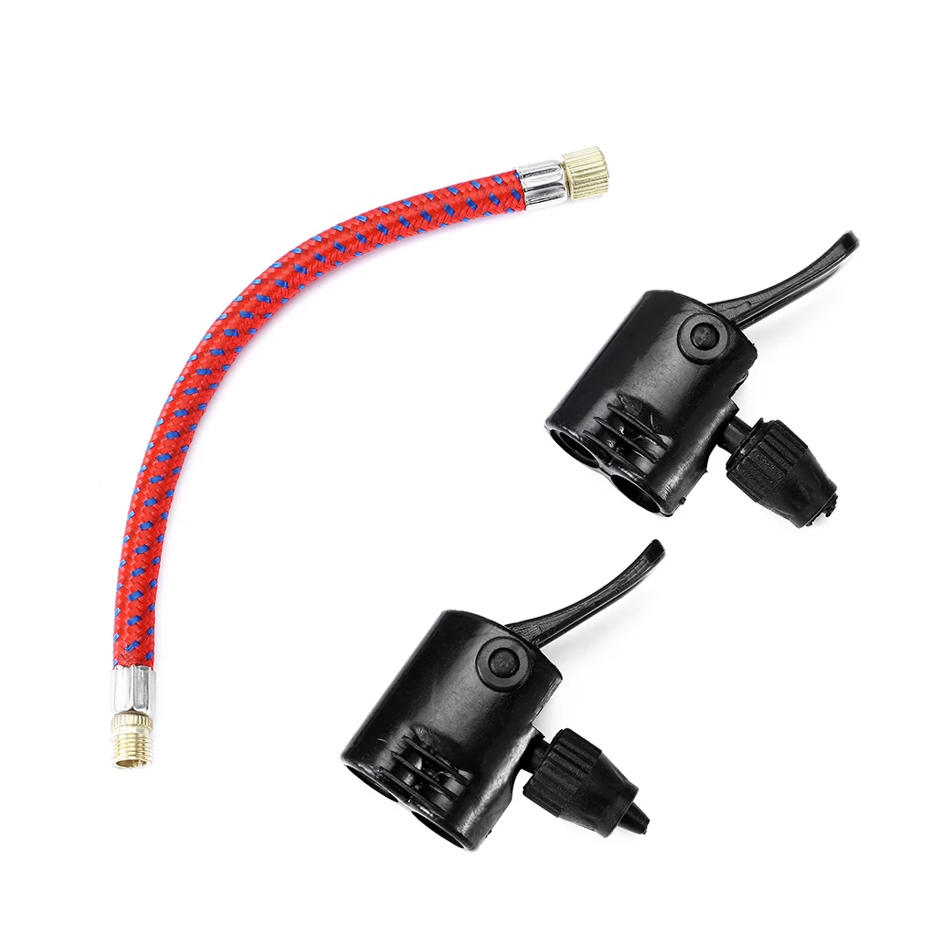 MTB Road Bike Air Inflator Tire Dual Head Valve Adapter Bicycle Tyre