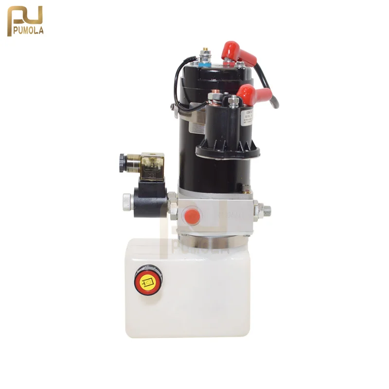 DC12V 24V 0.75Liter Small Hydraulic Power Unit Pack For Electric Pallet Truck 3