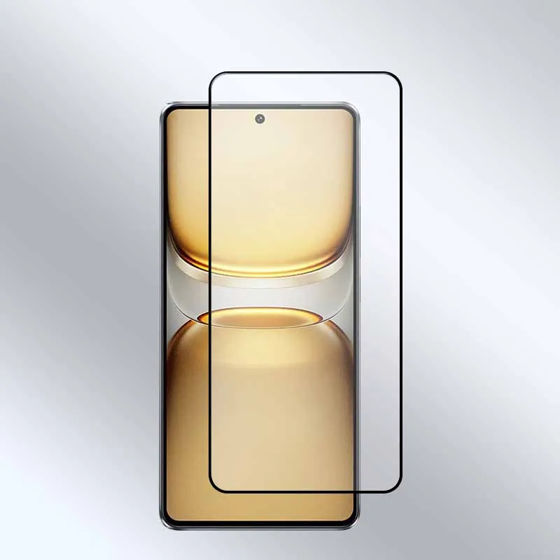 Premium Full Coverage Tempered Glass Screen Protector with Soft Lens Film