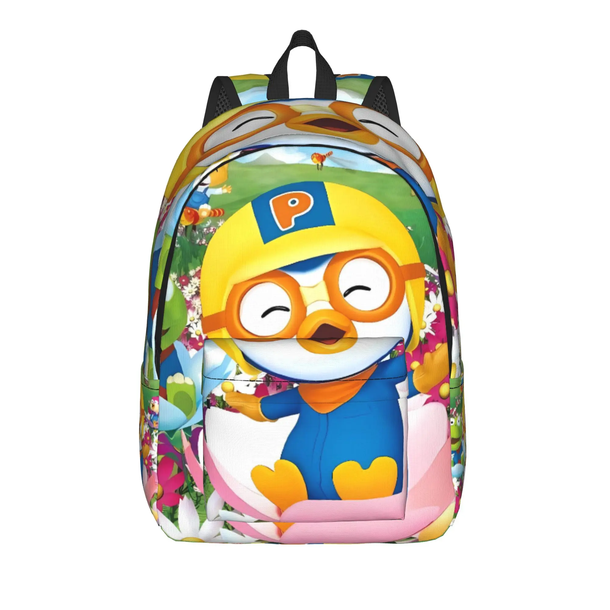 Zaino PororoS, Zaini per Uso Quotidiano, Borse Scolastiche Unisex, Zaino con Stampa di Design